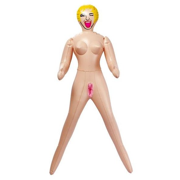 Opblaaspop Mini Pocker Polly - Compact & Feestelijk Cadeau