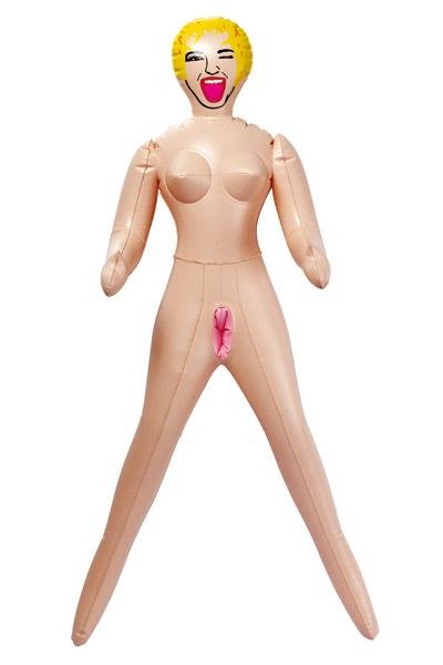 Opblaaspop Mini Pocker Polly - Compact & Feestelijk Cadeau