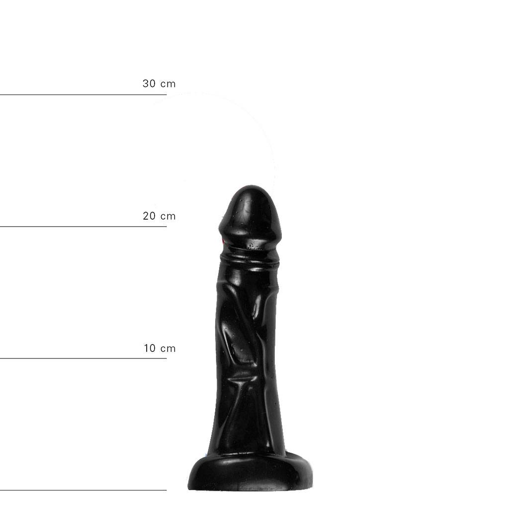 Klassieke Dildo 22 cm | Realistisch, Zwart, Rood & Blauw