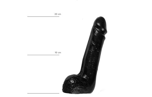 Klassieke Dildo 18 x 4,5 cm | Zwart, Rood & Blauw & Waterproof