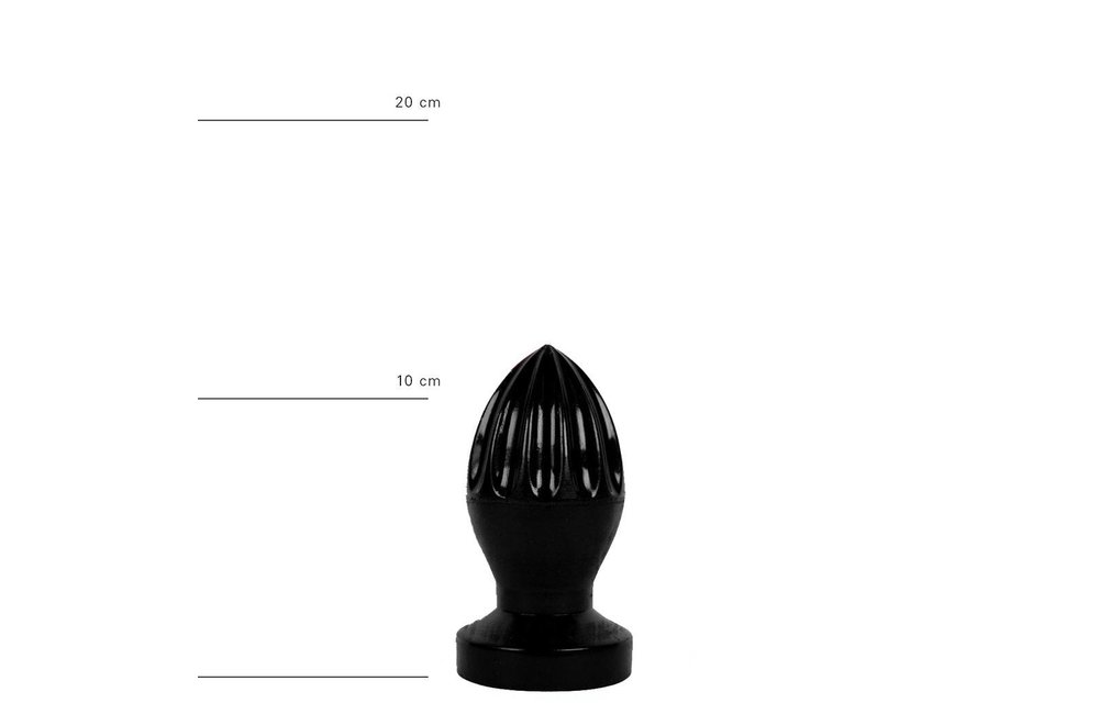 Buttplug 12 cm – Zwart, Rood, Blauw, 5 cm Diameter