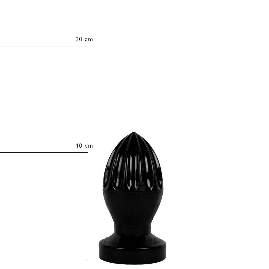 Butt plug 12 cm – Black, Red, Blue, 5 cm Diameter