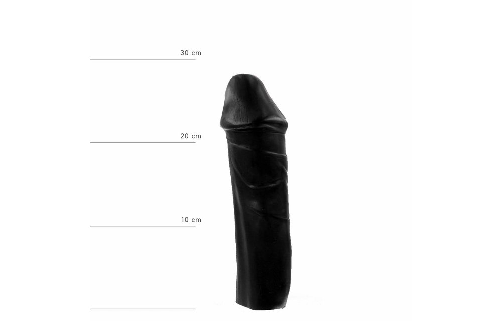 Anaal Dildo 28 cm - Realistisch, Zwart, Rood & Blauw