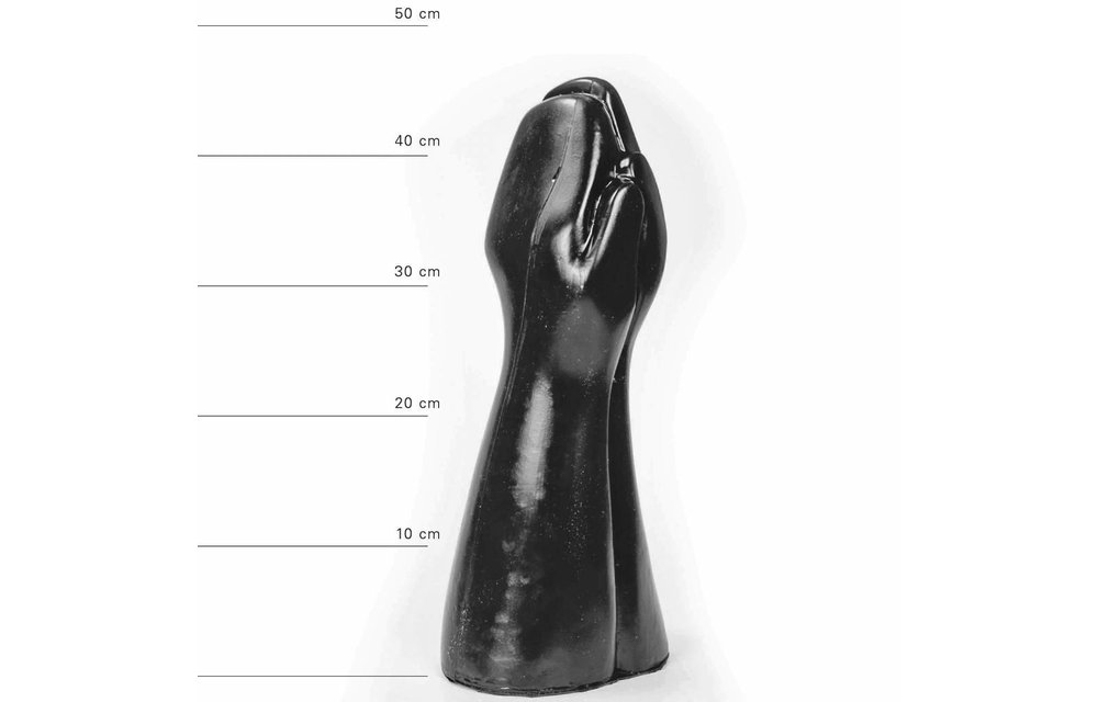 Giant Double Fisting Dildo 32X16.5 cm – Black, Red, Blue