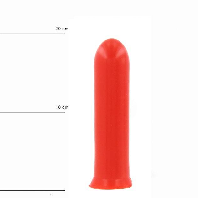 Analdildo 19 cm x 4,5 cm – Realistisch & biegsam Schwarz