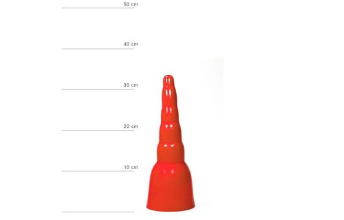 Anal-Dildo 34 cm – Großer All Black Dildo Schwarz, Rot, Blau