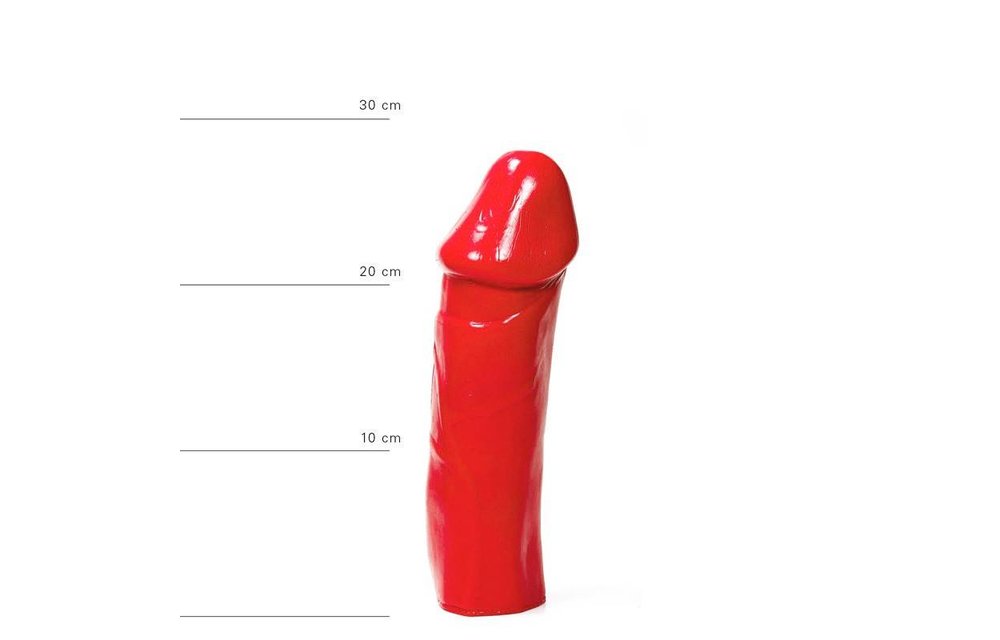 Anaal Dildo 28 cm - Realistisch, Zwart, Rood & Blauw