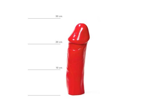 Anal Dildo 28 cm - Realistic, Black, Red & Blue