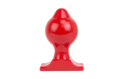 Buttplug 18 cm - Zwart, Rood, Blauw, Ø 9,3 cm, Soepel