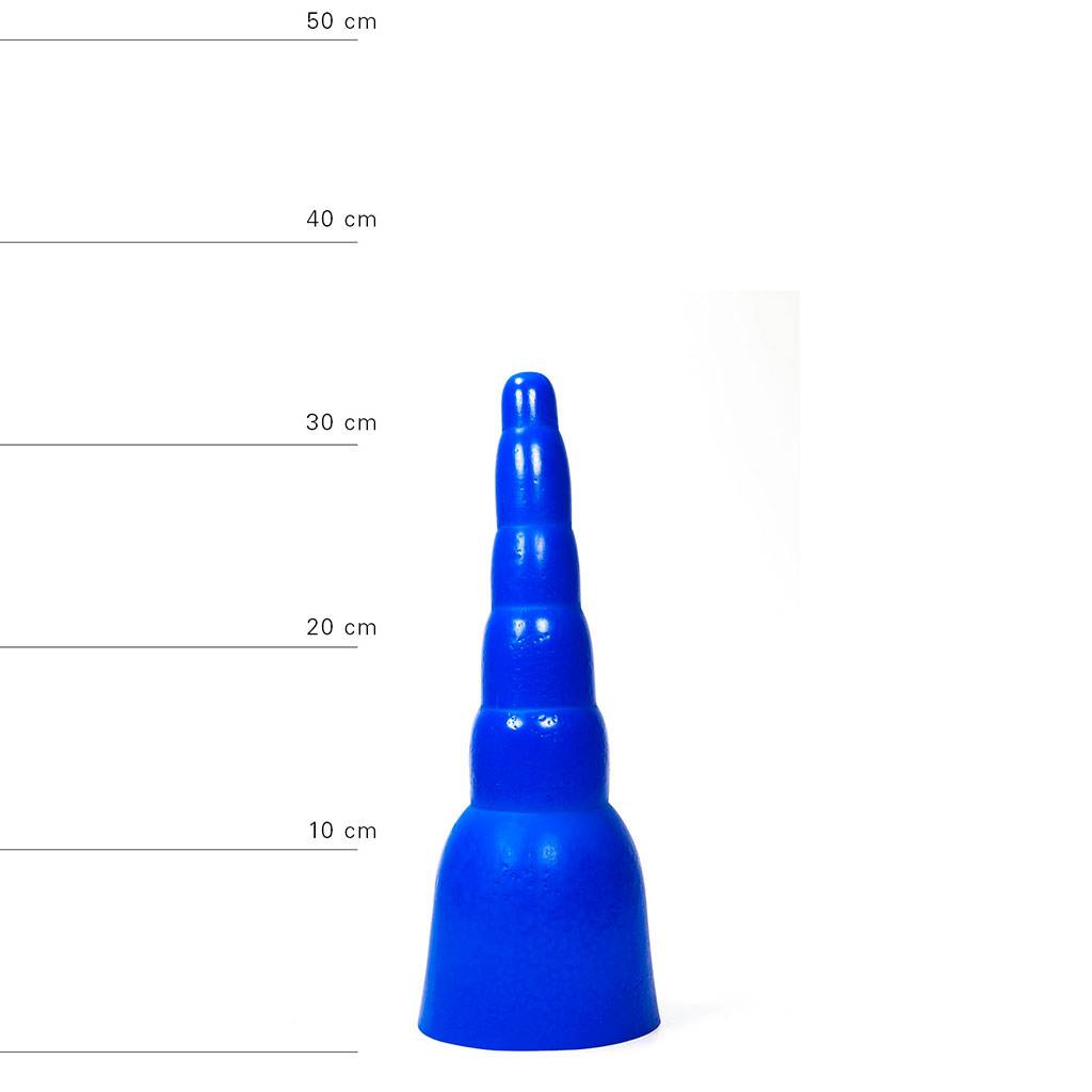 Anal Dildo 34 cm – Large All Black Dildo Black, Red, Blue