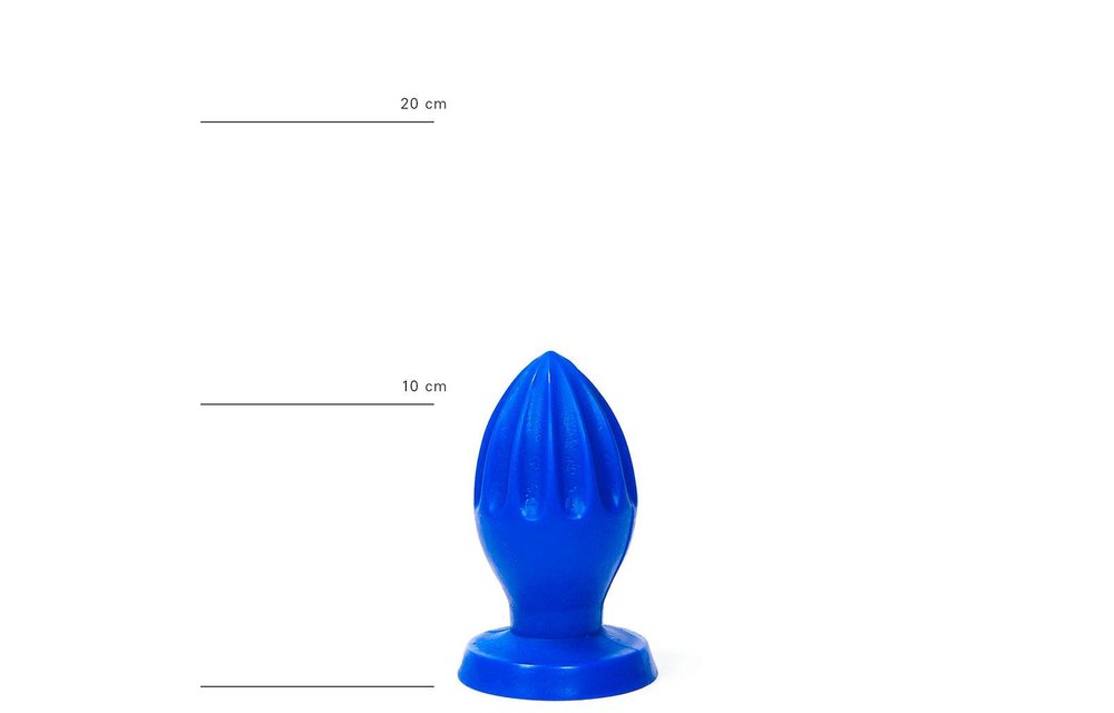 Buttplug 12 cm – Zwart, Rood, Blauw, 5 cm Diameter
