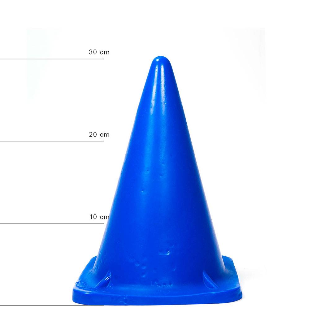 Giant Butt Plug 27x18 cm | Zwart, Rood & Blauw, XXL Anaaltoy