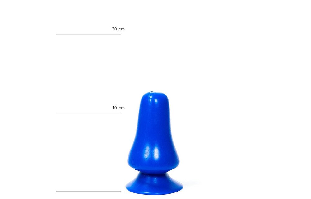 Buttplug 12 cm - Glad, Breed & Waterproof in Zwart, Rood, Blauw