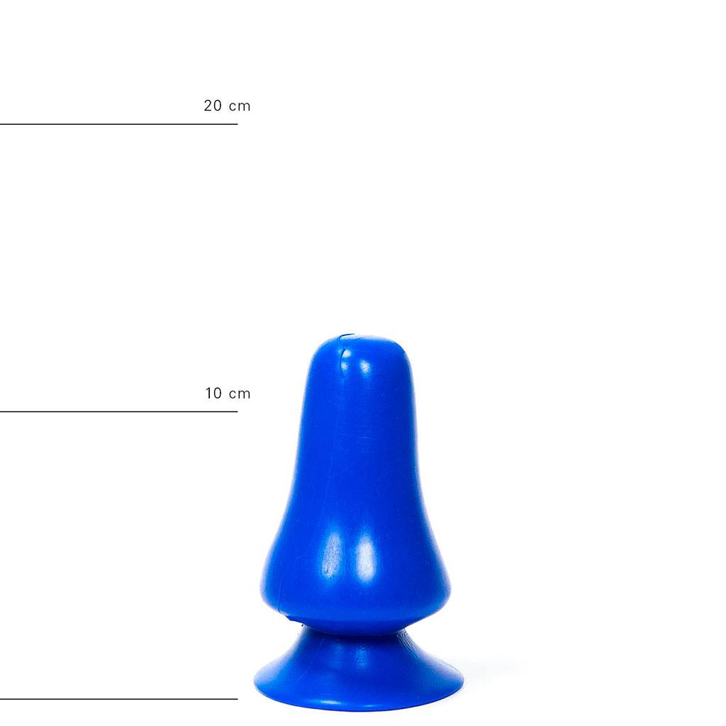 Buttplug 12 cm – Glatt, breit und wasserdicht in Schwarz, Rot, Blau