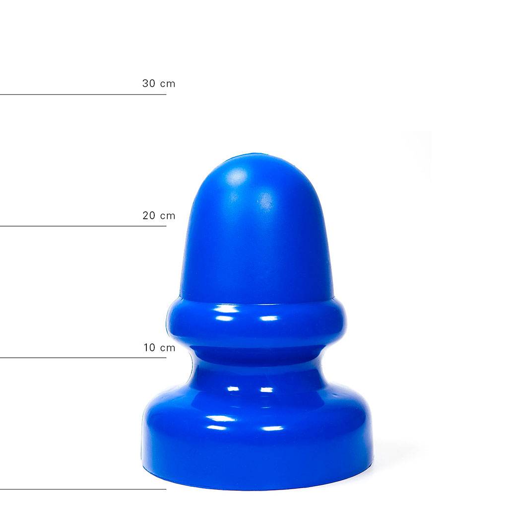 Giant Butt Plug 23 cm – Black, Red & Blue, XXL