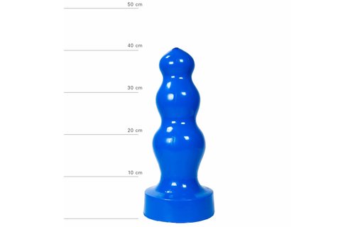 Giant Triple Butt Plug 38 cm – Black, Red, Blue