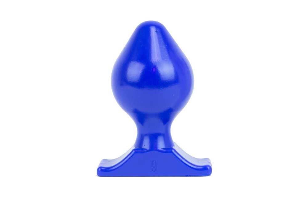 Buttplug 17 cm – Zacht, Zwart, Rood & Blauw, Ø 8,8 cm