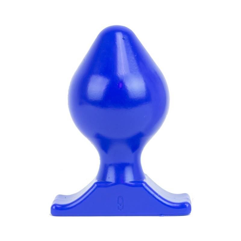 Butt plug 17 cm – Soft, Black, Red & Blue, Ø 8.8 cm