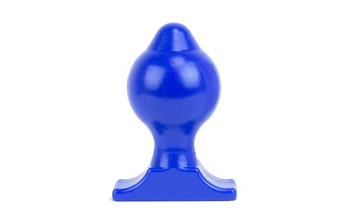 Butt plug 18 cm - Black, Red, Blue, Ø 9.3 cm, Flexible