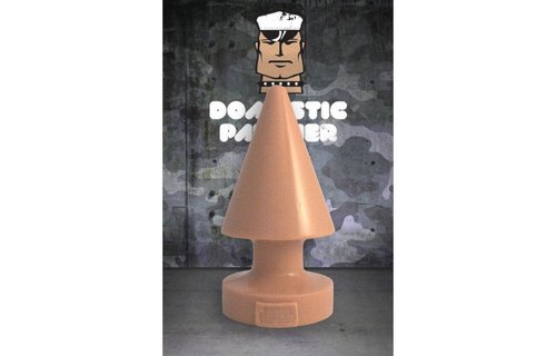 Buttplug Crack Attack 18 cm - Glad, Reukloos Vinyl