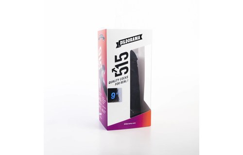 Dildo 18 cm met Zuignap | Vlees & Zwart | PVC, Veilig