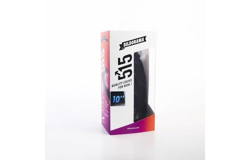 Dildo 18 cm x 6 cm with suction cup – black & flesh colour