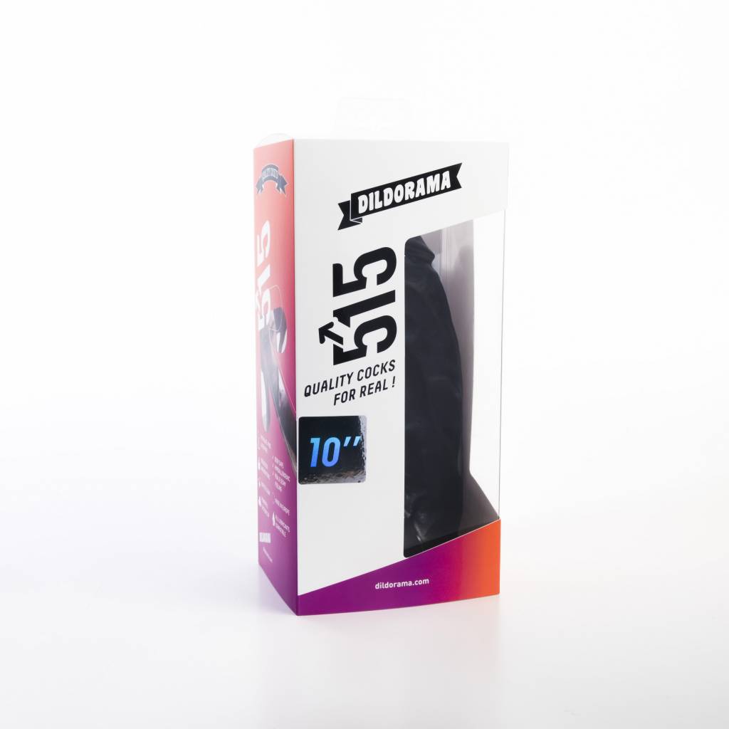 Dildo 18 cm x 6 cm met zuignap – zwart & vleeskleur