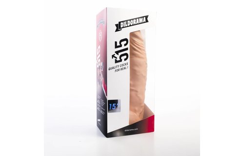 Dildo 38 cm 9 cm | Zuignap, Vlees & Zwart, PVC & Veilig