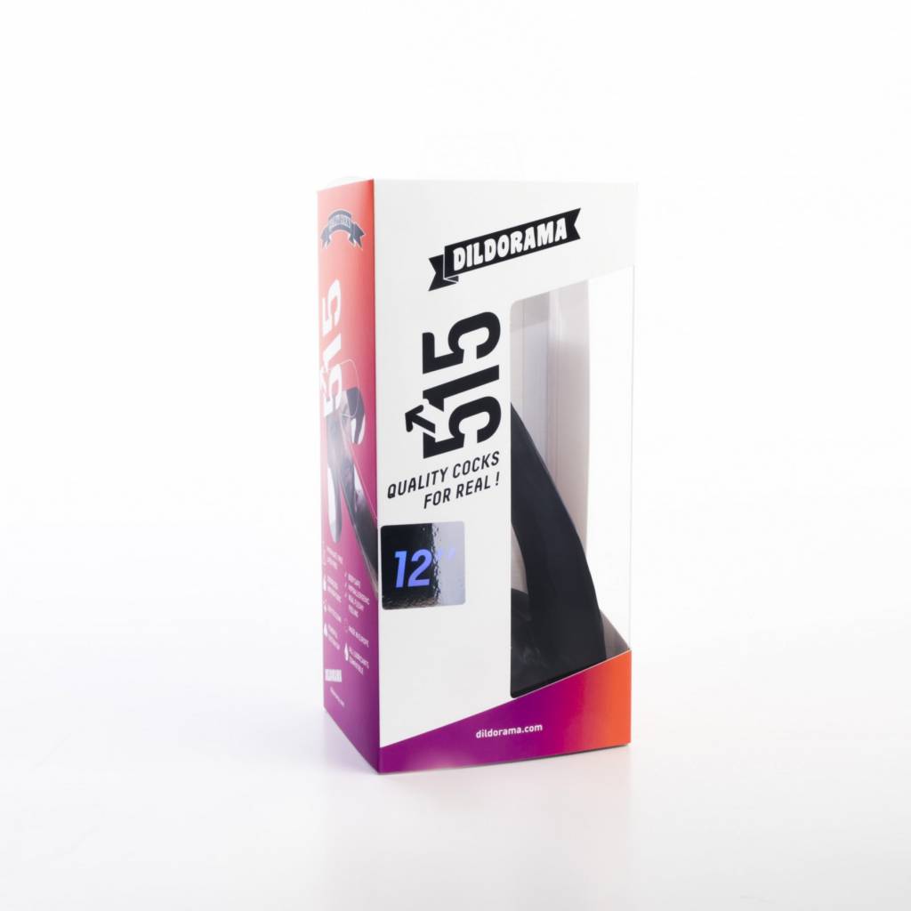 Dildo 28,5 x 4,1 cm – Saugnapf, Hautfarben & Schwarz, PVC-sicher