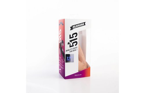 Dildo 28,5 x 4,1 cm – Zuignap, Vlees & Zwart, PVC veilig