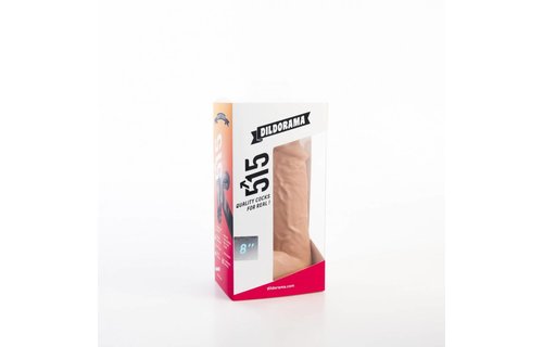 Dildo 18 cm 5,6 cm met zuignap - Vlees & Zwart verkrijgbaar