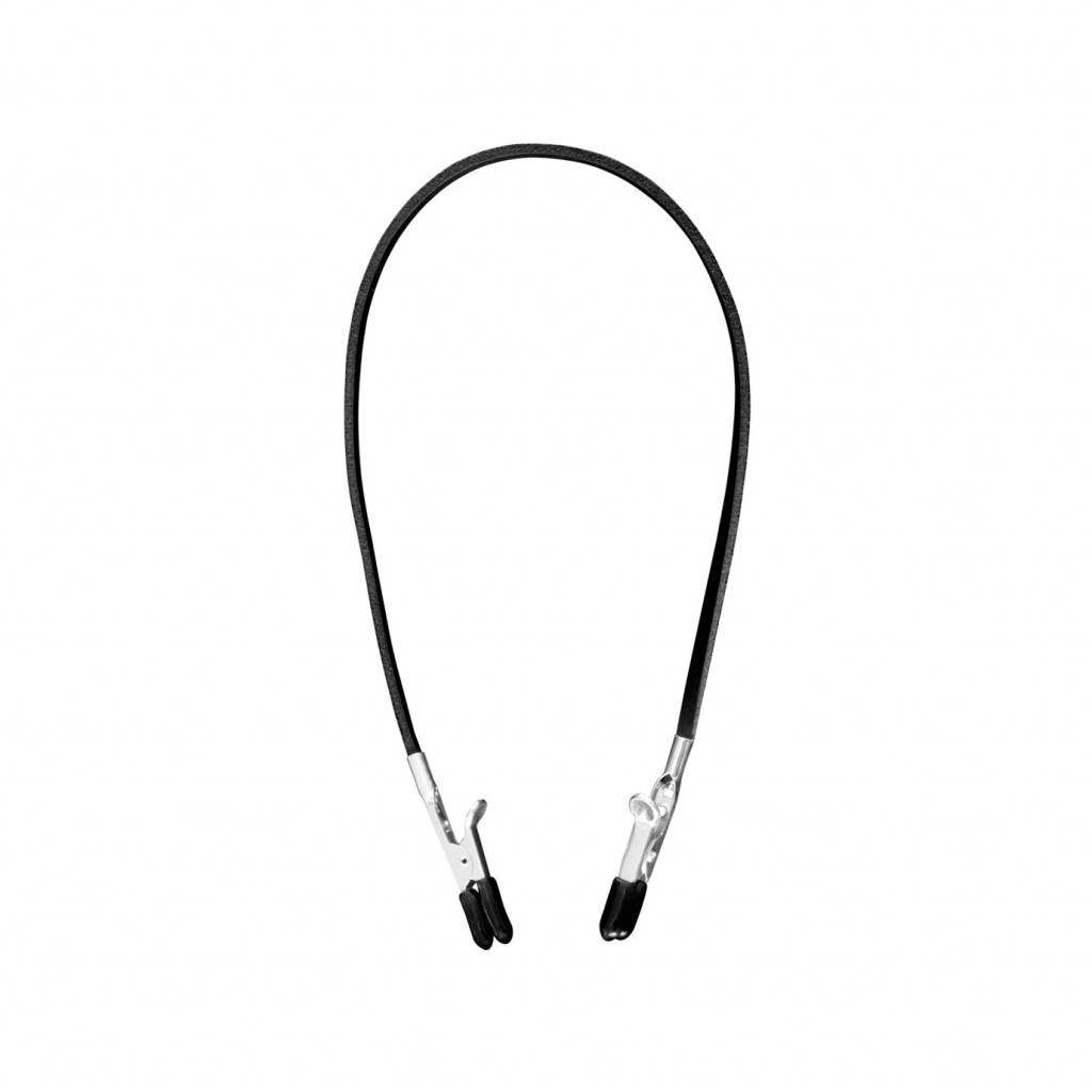 Black Leather Nipple Clamps | Vicious & Handy Kiotos