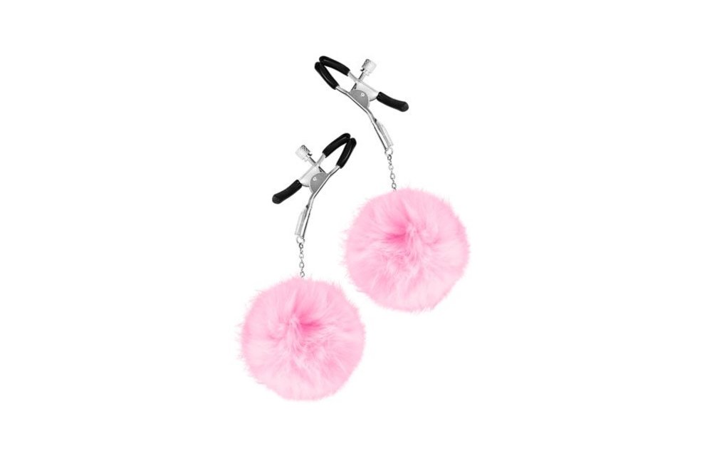 Nipple Clamps Sweet Caress & Tweezers A Seins Pink | Phthalate-free