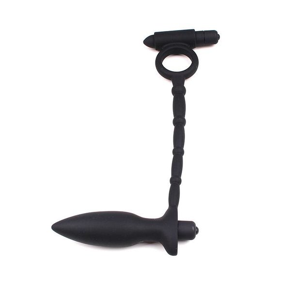 Cowboy Analplug & Cockring – Kiotos Silikon-Set