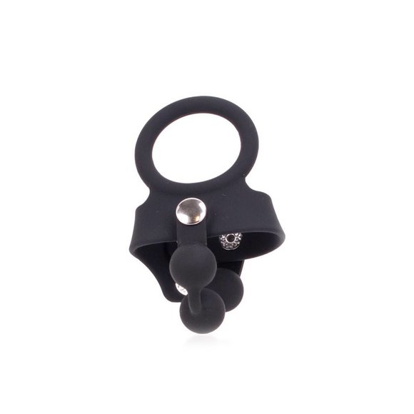 Silicone Weighted Ball Stretcher & Adjustable Cock Ring Kiotos