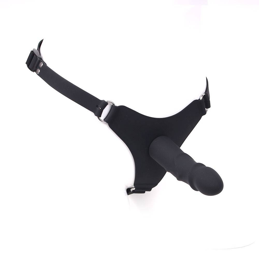 Silikon-Strap-On-Dildo London 14 cm – Weich & Kinky