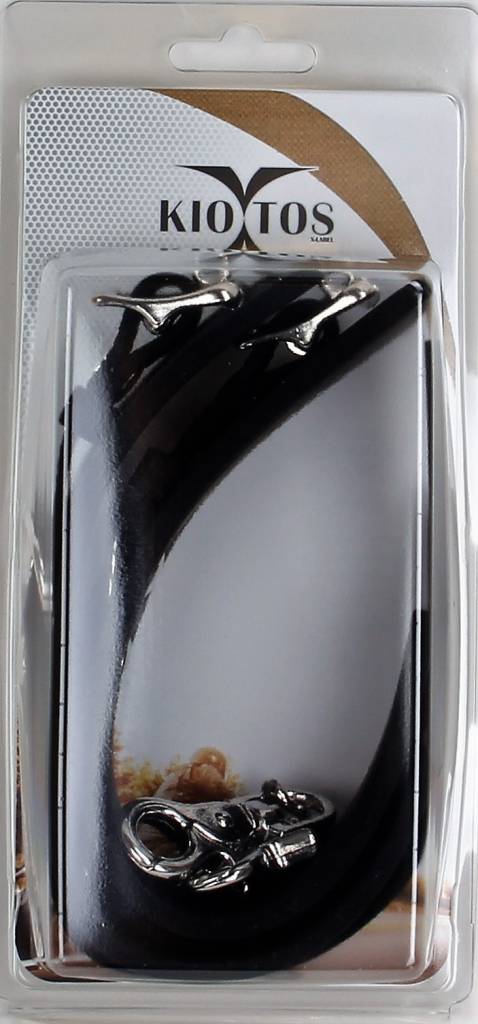 Luxury Silicone Wrist Cuffs with Silver Buckle – Kiotos Europe