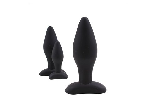 Butt Plug Set 3 Pieces 8-11-13 cm | Soft & Silky