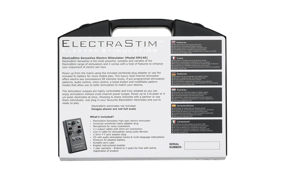 Electrastim SensaVox – Powerful Audio-Controlled Stimulator