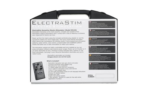 Electrastim SensaVox – Krachtige Audiogestuurde Stimulator