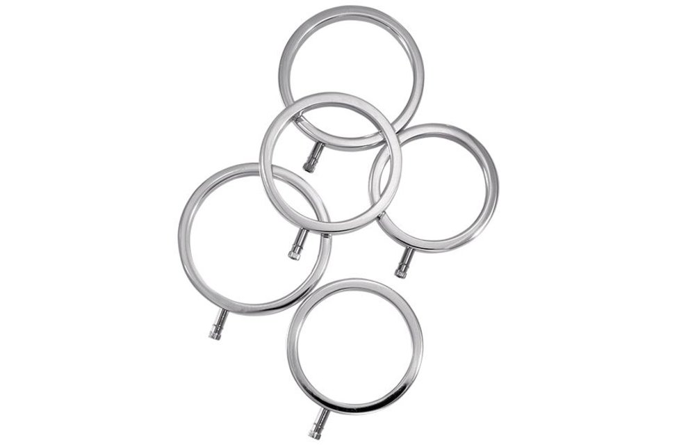 Elektro-Cockring-Set 5 Größen – ElectraStim-kompatibel