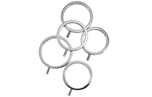 Elektro-Cockring-Set 5 Größen – ElectraStim-kompatibel