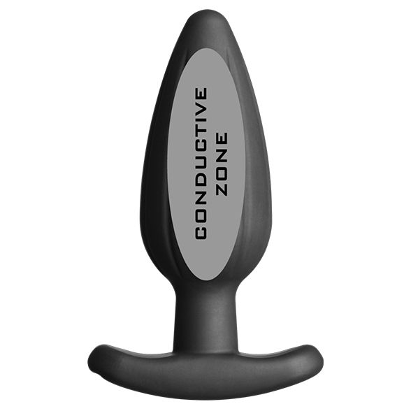 Rocker Silicone Noir Large Buttplug – Freihändiges Electroplay