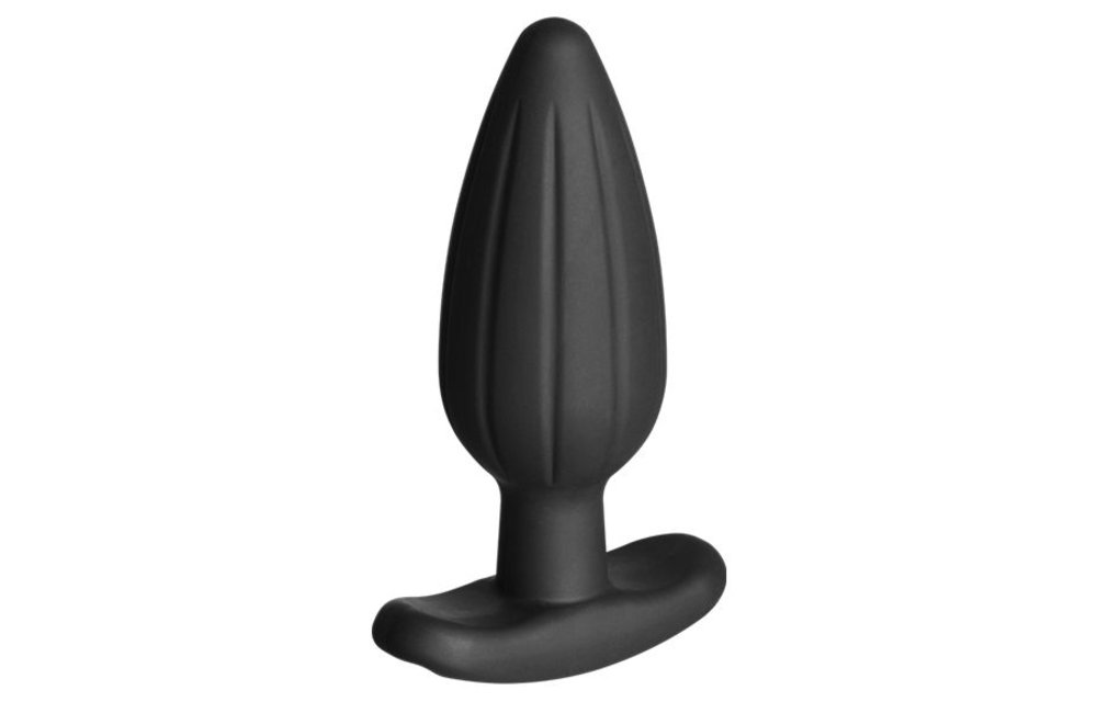 Rocker Silicone Noir Buttplug Medium – Handsfree e-stim plug