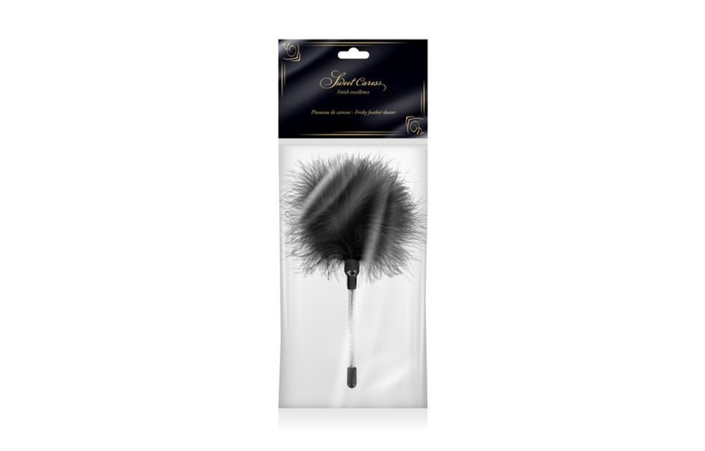 Plumeau Caresse Schwarz & Mini-Staubwedel Sweet Caress – Phthalatfrei