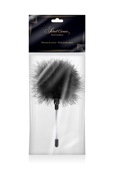 Plumeau Caresse Zwart & Mini Stoffer Sweet Caress - Ftalaatvrij