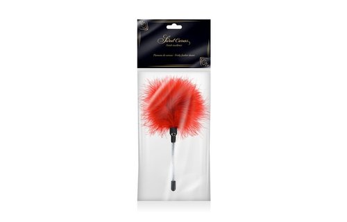 Plumeau Caresse Rot & Mini-Staubwedel Sweet Caress – Phthalatfrei
