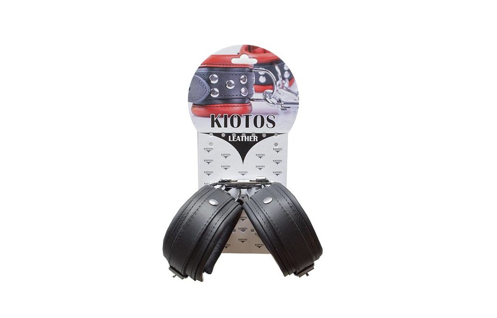 Fußfesseln 5 cm Schwarz – Robustes & starkes Leder Kiotos