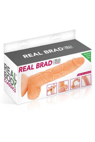 Dildo Brad 18 cm – Flexibel, Realistisch & Zuignap | Ftalaatvrij