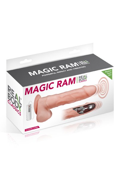 Magic Ram Vibrator - Levensecht met 12 functies & afstandsbediening